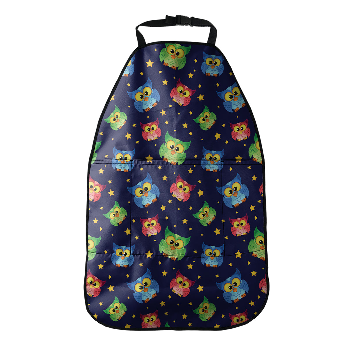 Owl And Star Pattern Print Car Seat Organizers