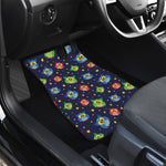 Owl And Star Pattern Print Front and Back Car Floor Mats