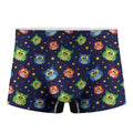 Owl And Star Pattern Print Men's Boxer Briefs