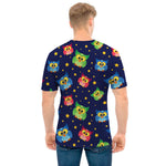 Owl And Star Pattern Print Men's T-Shirt