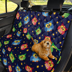 Owl And Star Pattern Print Pet Car Back Seat Cover