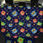 Owl And Star Pattern Print Pet Car Back Seat Cover