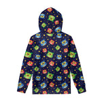Owl And Star Pattern Print Pullover Hoodie