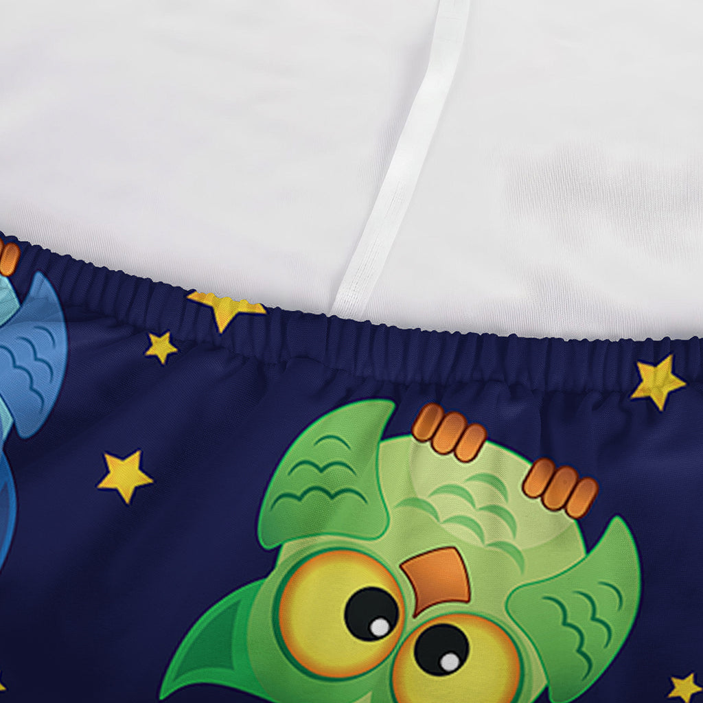 Owl And Star Pattern Print Sofa Cover