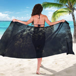 Owl At Night Print Beach Sarong Wrap