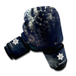 Owl At Night Print Boxing Gloves