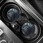 Owl At Night Print Car Coasters