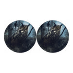 Owl At Night Print Car Coasters