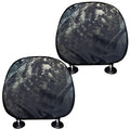 Owl At Night Print Car Headrest Covers