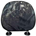 Owl At Night Print Car Headrest Covers