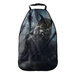 Owl At Night Print Car Seat Organizers