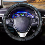 Owl At Night Print Car Steering Wheel Cover