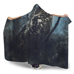 Owl At Night Print Hooded Blanket
