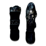 Owl At Night Print Muay Thai Shin Guard