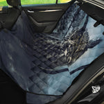 Owl At Night Print Pet Car Back Seat Cover