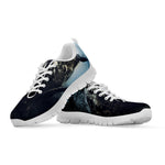 Owl At Night Print White Sneakers