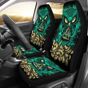 Owl Eye Of Providence Universal Fit Car Seat Covers GearFrost