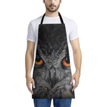 Owl Eyes Print Apron