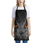 Owl Eyes Print Apron