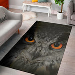 Owl Eyes Print Area Rug