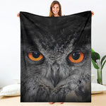Owl Eyes Print Blanket
