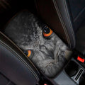 Owl Eyes Print Car Center Console Cover