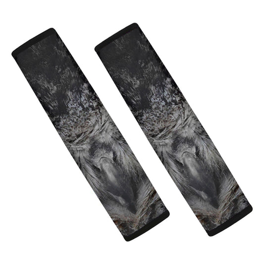 Owl Eyes Print Car Seat Belt Covers