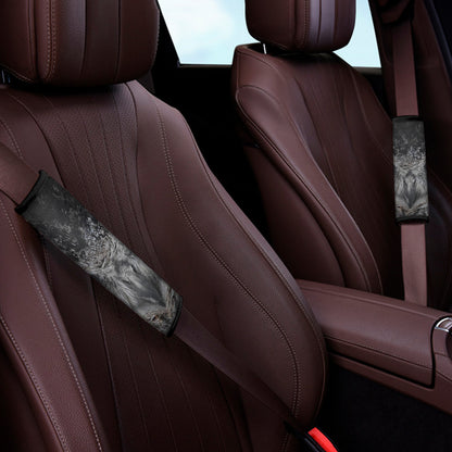 Owl Eyes Print Car Seat Belt Covers