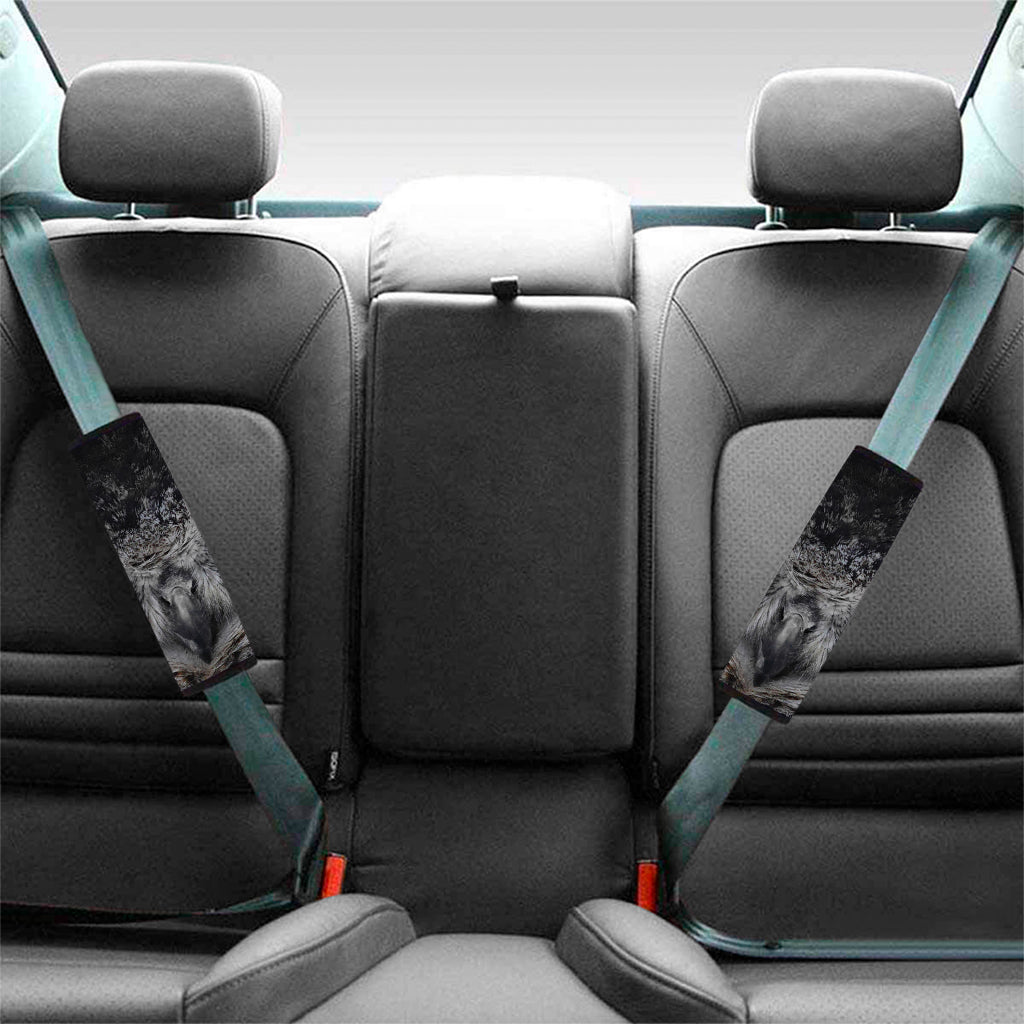 Owl Eyes Print Car Seat Belt Covers