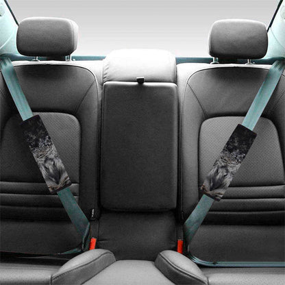 Owl Eyes Print Car Seat Belt Covers