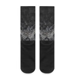 Owl Eyes Print Crew Socks