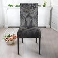 Owl Eyes Print Dining Chair Slipcover