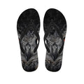 Owl Eyes Print Flip Flops
