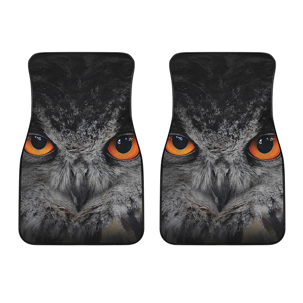 Owl Eyes Print Front Car Floor Mats