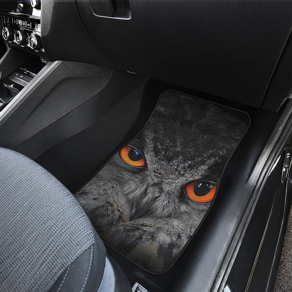 Owl Eyes Print Front Car Floor Mats