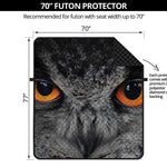 Owl Eyes Print Futon Protector