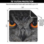 Owl Eyes Print Futon Protector