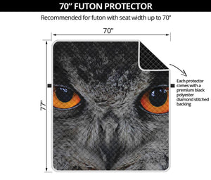 Owl Eyes Print Futon Protector