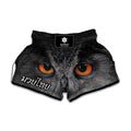 Owl Eyes Print Muay Thai Boxing Shorts