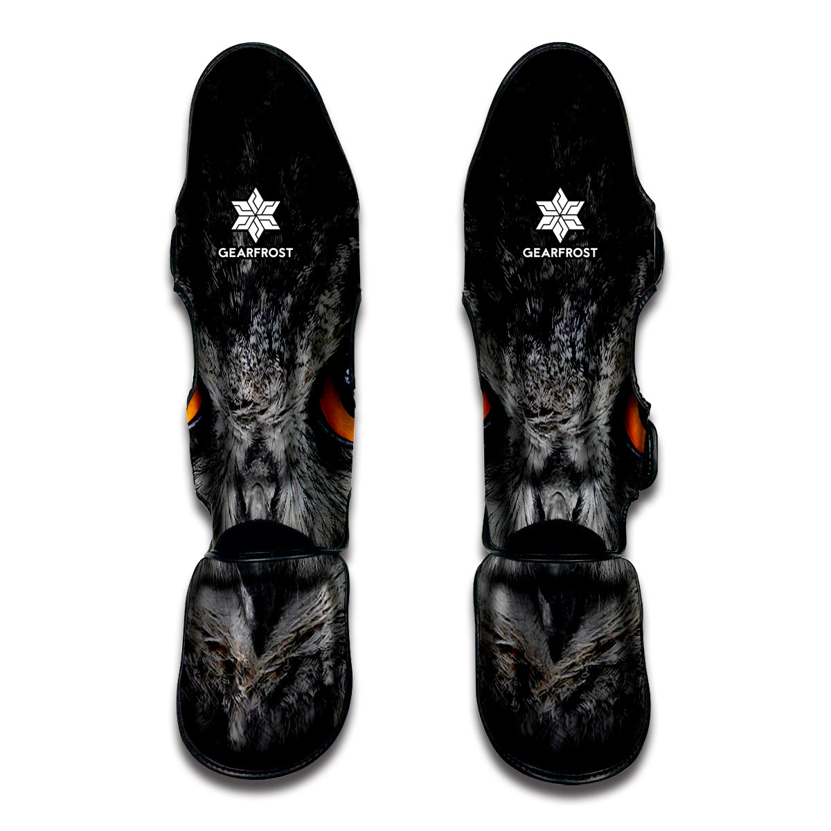 Owl Eyes Print Muay Thai Shin Guard