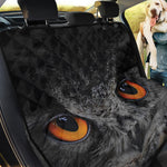 Owl Eyes Print Pet Car Back Seat Cover