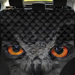 Owl Eyes Print Pet Car Back Seat Cover