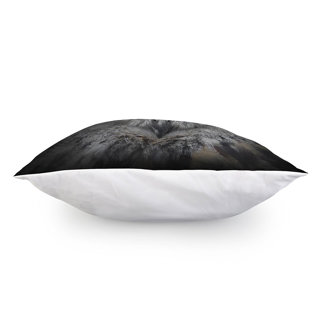 Owl Eyes Print Pillow Cover
