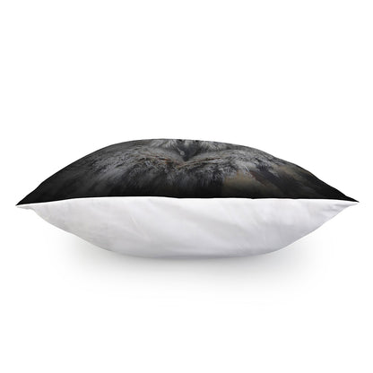 Owl Eyes Print Pillow Cover