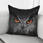 Owl Eyes Print Pillow Cover