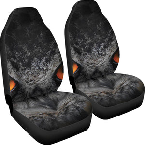 Owl Eyes Print Universal Fit Car Seat Covers