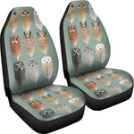 Owl Feather Faces Universal Fit Car Seat Covers GearFrost