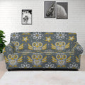 Owl Knitted Pattern Print Sofa Cover