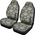 Owl Knitted Pattern Print Universal Fit Car Seat Covers