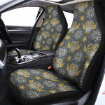 Owl Knitted Pattern Print Universal Fit Car Seat Covers